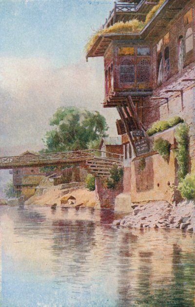 Boutiques de marchands de châles, troisième pont, Srinagar - Unbekannt Unbekannt